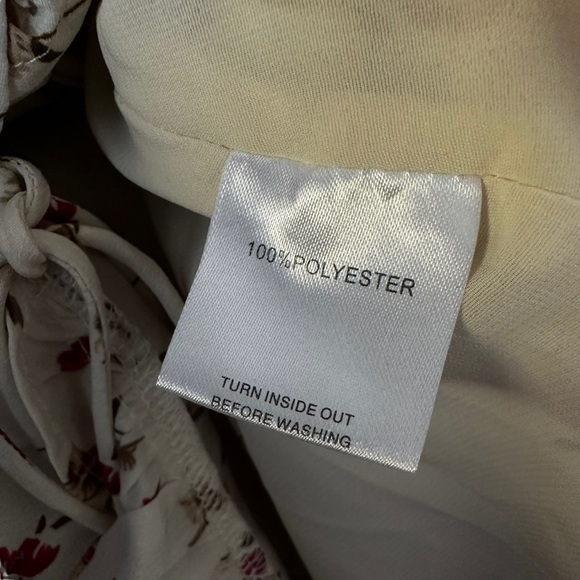 Sabo Skirt | Dainty Floral One Sleeve Ruched Mini Dress Size L - Picture 8 of 12